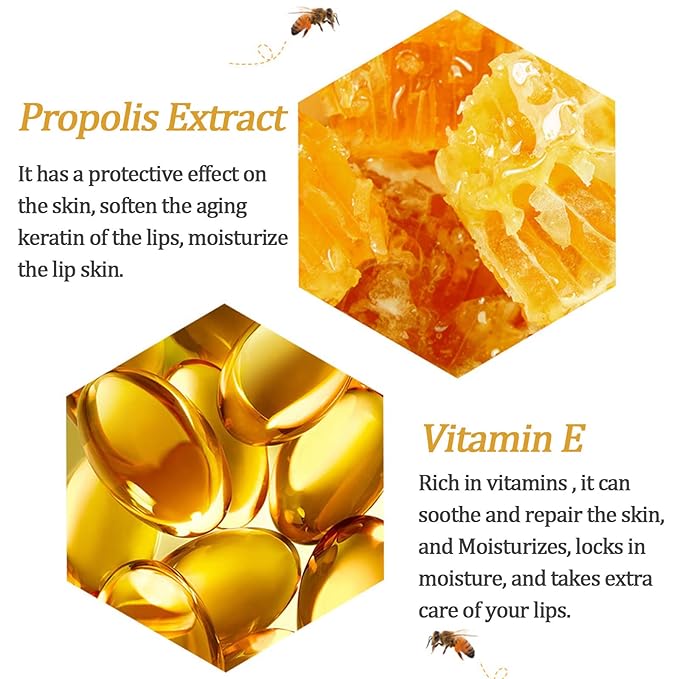 8 PCS Bee Lip Balm Lip Mask Honey Pot, Mothers Day Gifts, Teacher Appreciation - Image 6