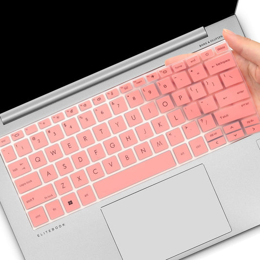 Keyboard Cover for HP EliteBook 830 835 840 845 1040 G9 G10 2023 2022 13.3 14 inch Laptop Accessories Keyboard Protective Skin (Not fit The 830/840/845/1040 G8 G7 G6 G5 G4 G3)-Pink