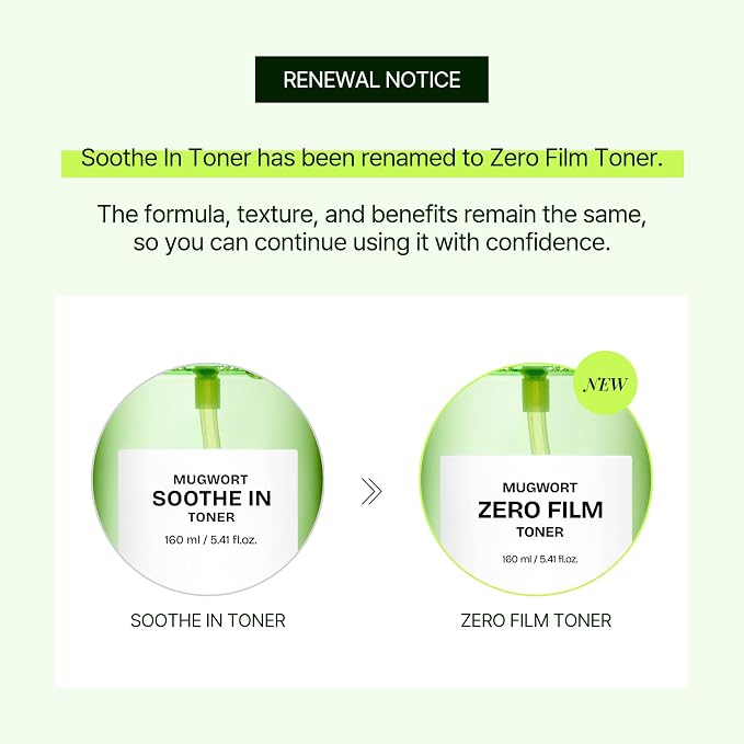 Orien Mugwort Zero Film Toner 5.41 fl.oz. 160ml ㅣpH5.5 Calming, Hydrating Spray - Image 2