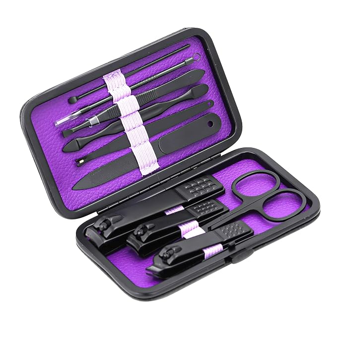 Glamne Manicure Set Nail Clippers Kit Professional Stainless Steel Nail Care - Image 2