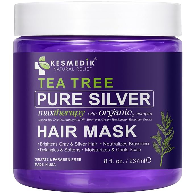 KESMEDIK Tea Tree Purple Hair Mask Toner - Image 8