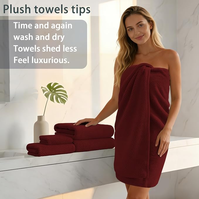 VOOVA & MOVAS 3 Piece Towel Set - Image 4