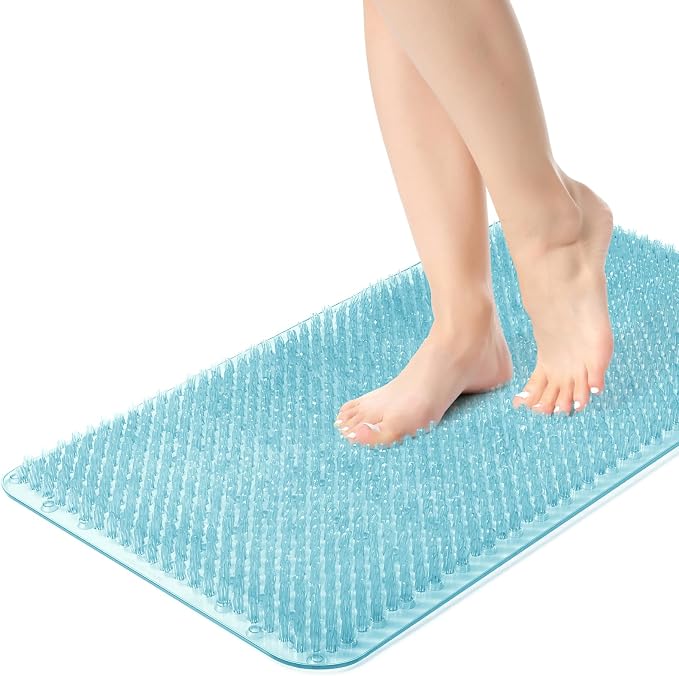 Yolife Shower Foot Scrubber Mat, Anti-Slip Bath Mat by yolife