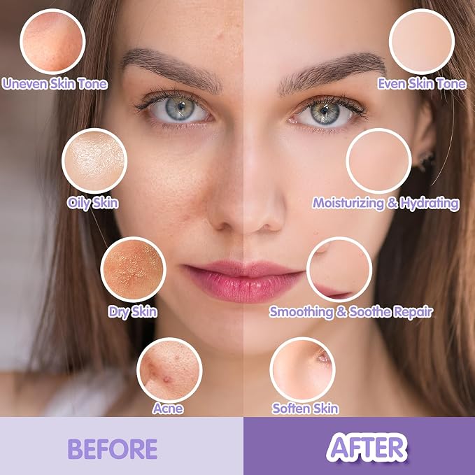 Pjordo Jelly Masks for Facials Professional, Lavender Jelly Mask Powder - Image 4