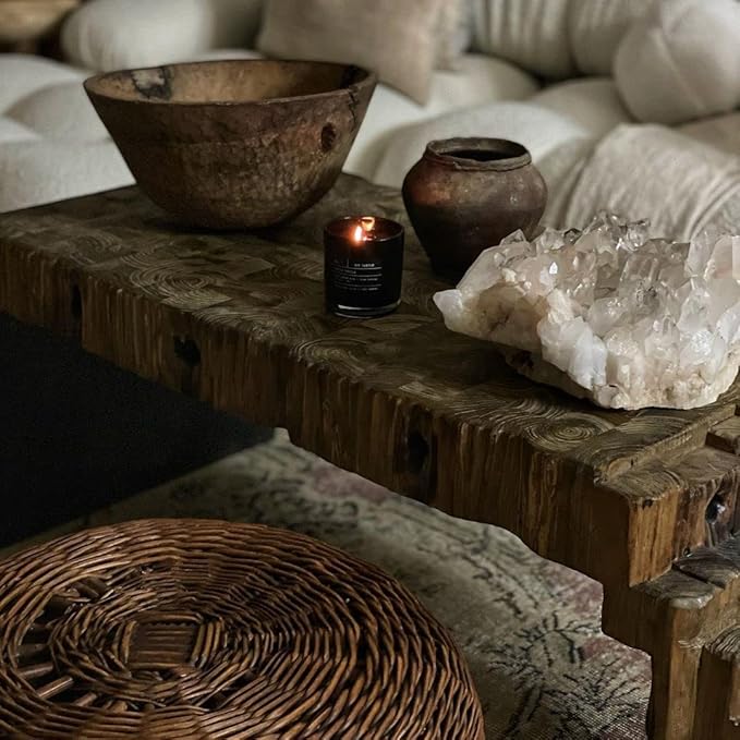 Lulu Candles | Leather & Tibetan Oud | Luxury Scented Soy Jar Candle | Hand - Image 4