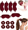 12Pcs Silk Sleep Masks Satin Eye Mask Silky Eyes Cover Blindfold Eyeshade Hair by WJingYiJia