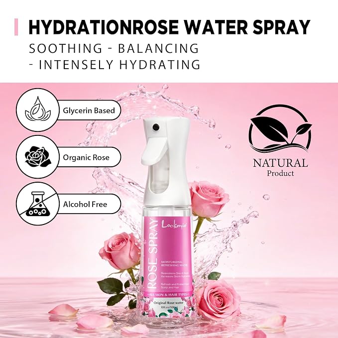 Rose Water Spray for Face & Hair - Image 4