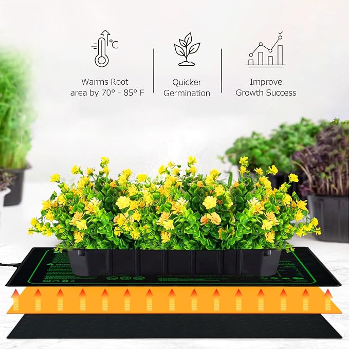 Upgrade Version 4PK Seedling Heat Mat - Image 5