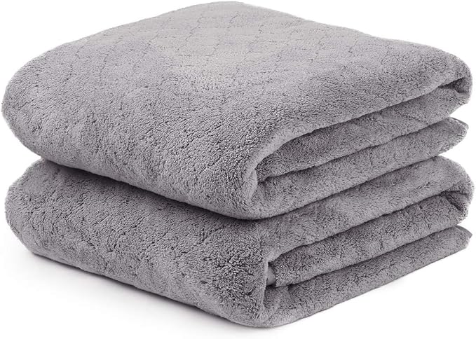 JML Microfiber Bath Towels, Ultra Soft, Super Absorbent and Fast Drying by JML