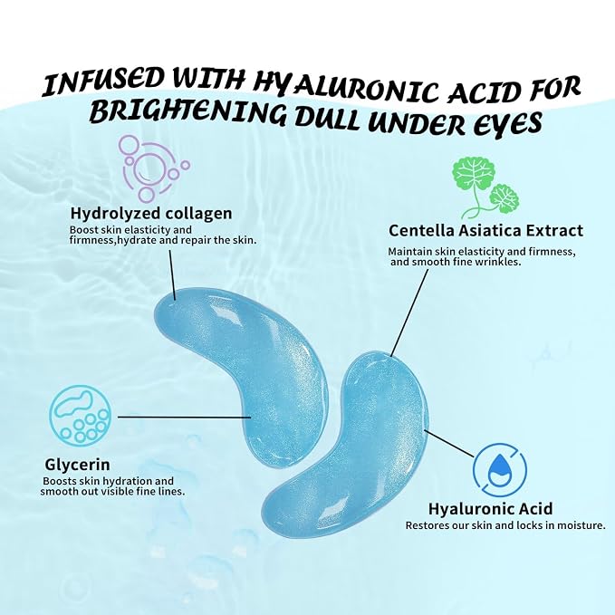 Maskiss Under Eye Patches, Hyaluronic Acid Eye Masks - Image 4