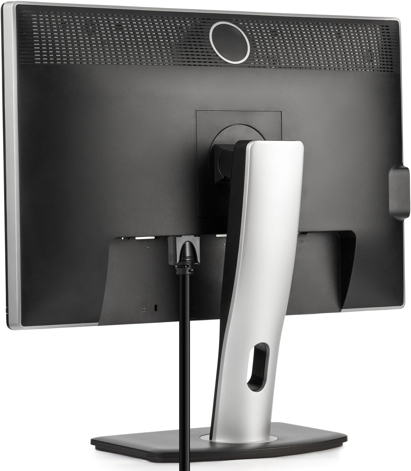 Maximm Monitor Computer Power Cord 3 Ft Flat Plug 360° Rotating PC Cable 3 Prong for, Desktop, Printer, Scanner, 16 AWG NEMA 5-15P to IEC13 - UL Certified