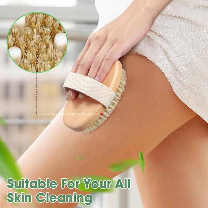Gejoy 30 Pcs Dry Brushing Body Brush - Image 5
