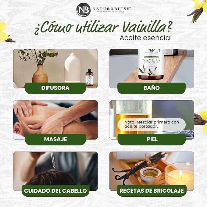 NaturoBliss Vanilla Essential Oil Premium Quality - Image 5
