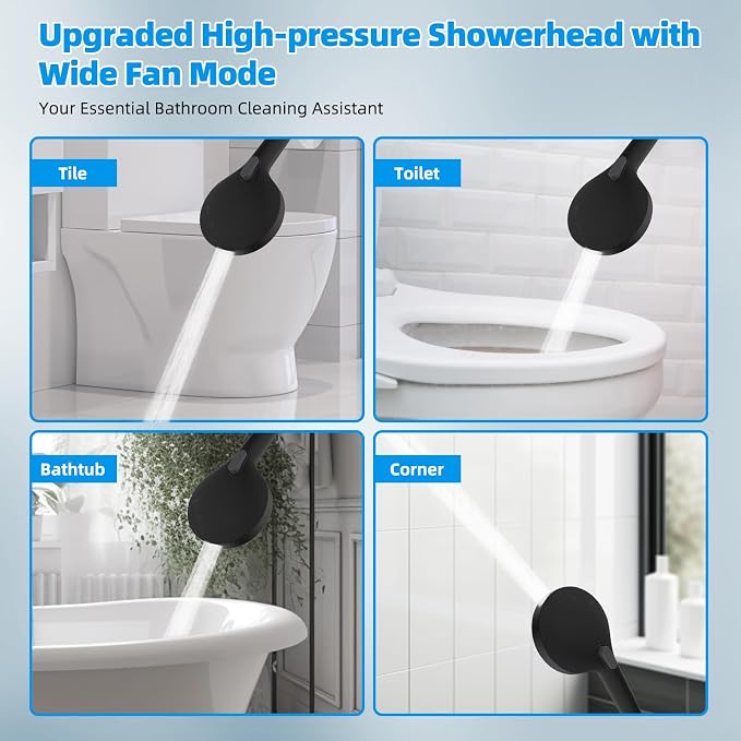 Hibbent All Metal High Pressure Rainfall 10'' Shower Head, CUPC Certified - Image 8