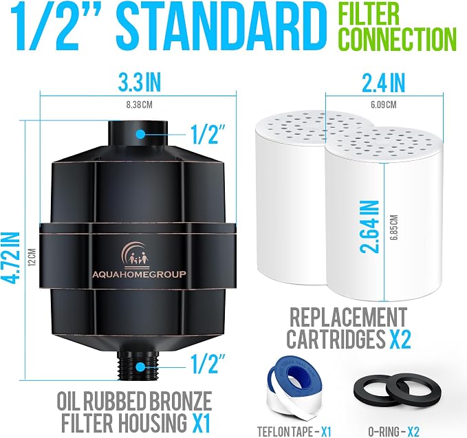 AquaHomeGroup 20 Stage Shower Filter - Image 5