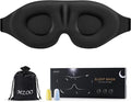 MZOO Luxury Sleep Eye Mask for Side Sleeper Men Women, Zero Eye Pressure 3D by MZOO