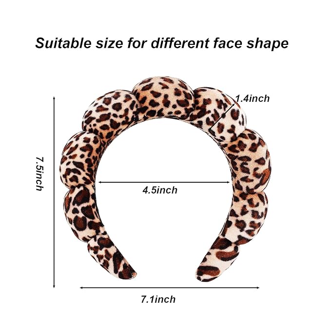 Spa Headbands for Washing Face Makeup Skin Care Women Bubble Facial Beauty - Image 2