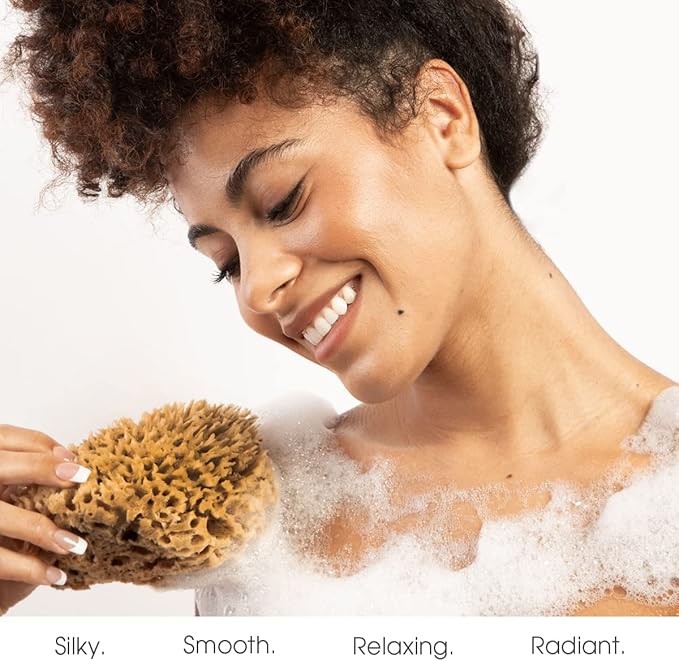 Naroa Soft Natural Sponge X Large | Gentle Sea Loofah - Image 3