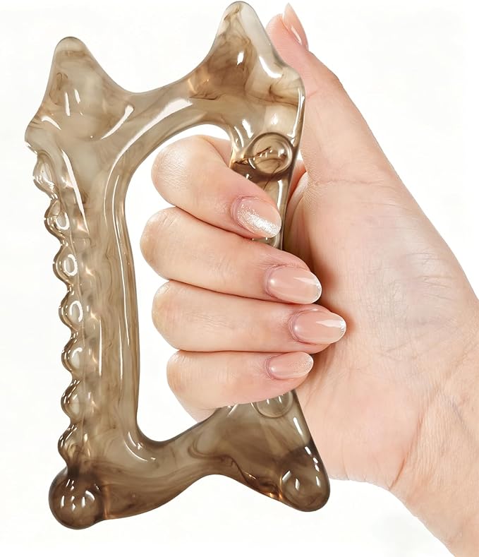 6-in-1 Resin Body Gua Sha Facial Tools by InfiniteRelax