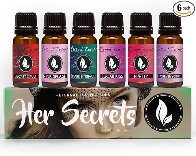 Eternal Essence Oils Her Secrets Set of 6 Premium Fragrance Oils by EternalEssenceOils