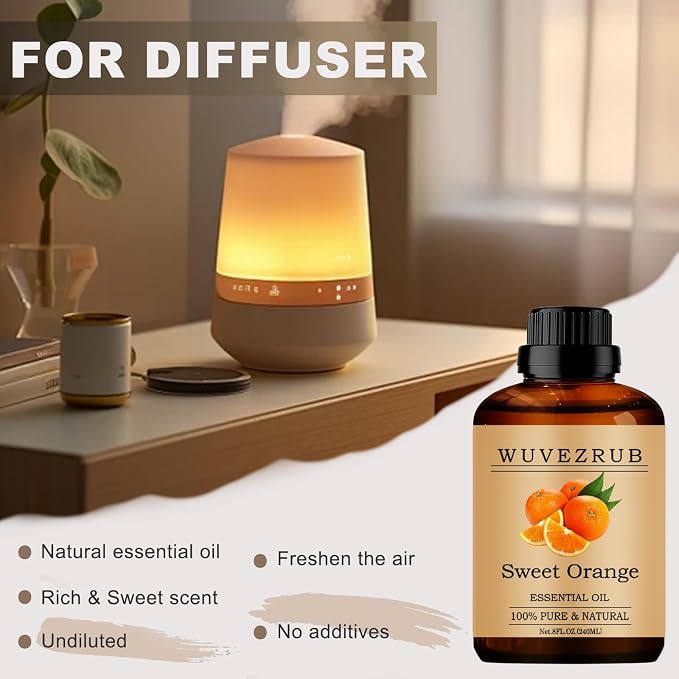 SweetOrange Essential Oils, 240ML Pure and Natural Essential Oil - Image 5
