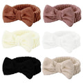 Casoty 6 Pcs Soft Coral Fleece Headbands by Casoty