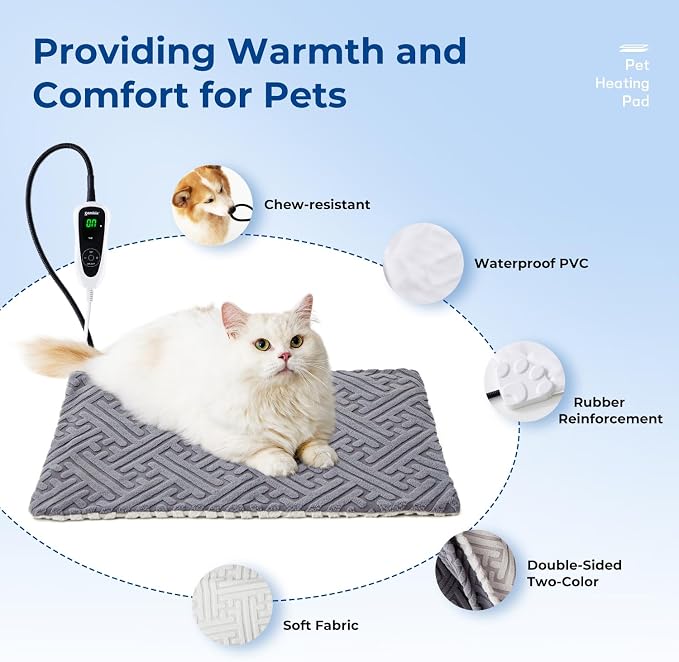ZOMISIA Large Dog Heating Pad 35x24 Inch - Image 6