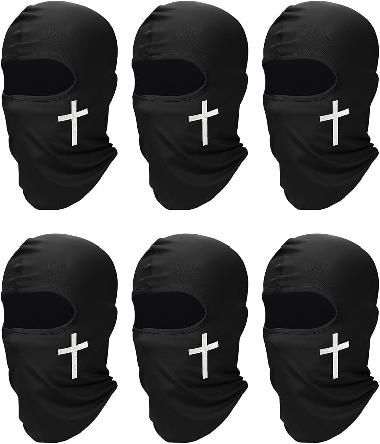 SATINIOR 6 Pcs Ski Mask Cover Balaclava Full Face Mask Summer Face Cover UV by SATINIOR
