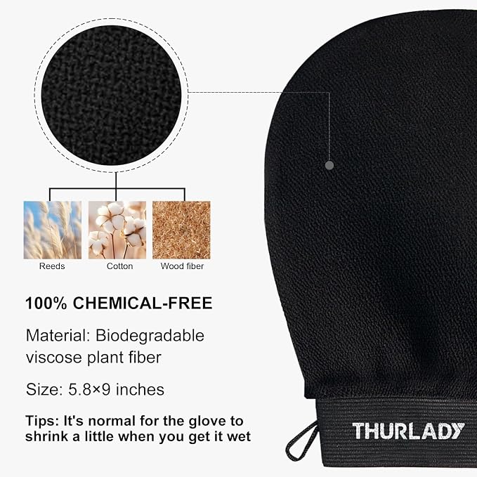 Exfoliating Glove, Korean Exfoliating Mitt Body Scrubber Exfoliator, 3 Pack - Image 7