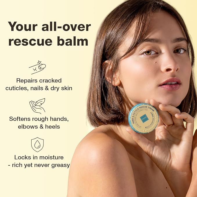 Onsen Hand & Cuticle Rescue Cream | Organic Nail Strengthener & Balm | Dry - Image 2
