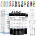 SAVILAND Nail Stamping Gel Polish Kit: 6 Colors Nail Stamping Polish Gel by SAVILAND