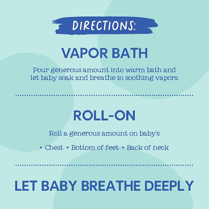 Oilogic Stuffy Nose & Cough Vapor Bath & Roll-On Essential Oil - Image 5