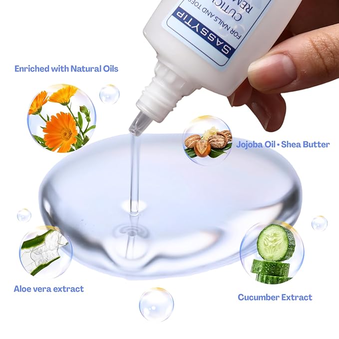 Ceramic Cuticle Pusher & Oil Pen + Cuticle Remover Gel – Gentle Nail Care Kit - Image 7