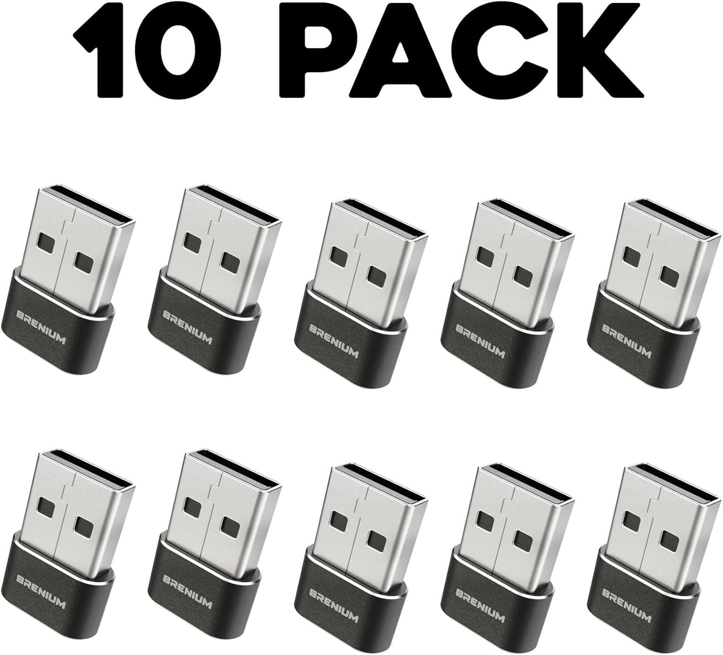 USB to USB C Adapter - iPhone 15, 16 Charging and Data Converter Type C Female to Type A Male, Compatible with Samsung Galaxy, iPad, Apple Watch