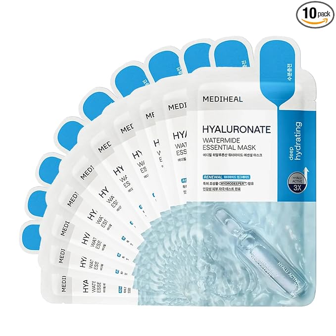 Mediheal Best Korean Hyaluronate Watermide Essential Face Mask by MEDIHEAL