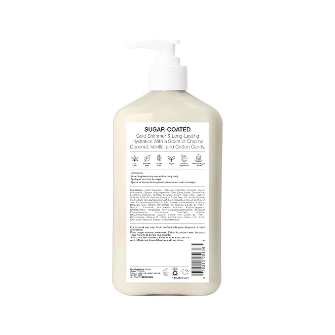 Hempz Cotton Candy Scented Body Lotion – Spun Sugar & Vanilla Bean, Hydrating - Image 2