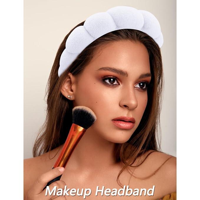 VELSCRUN Spa Headbands for Wash Face, Makeup Headband, Facial Skincare Headbands - Image 3