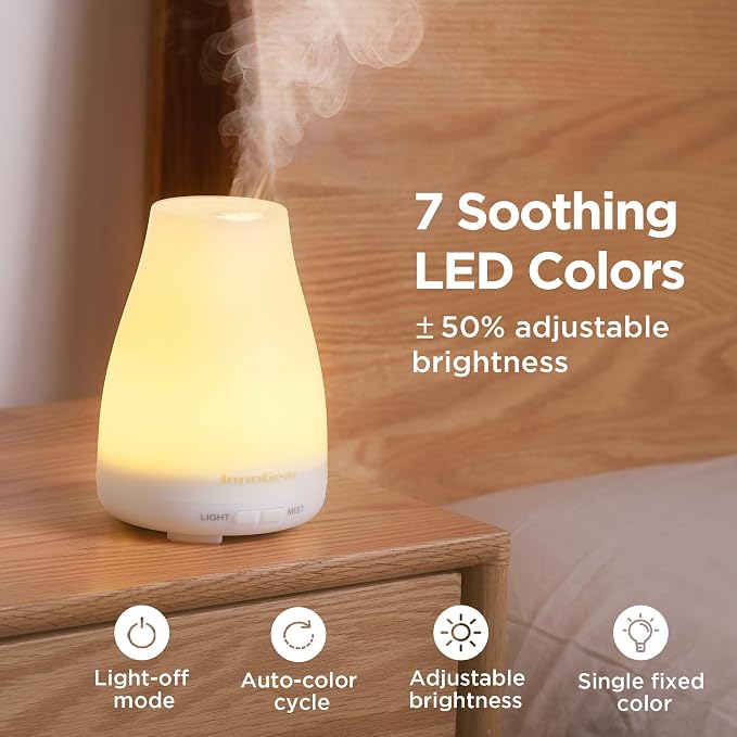 InnoGear Essential Oil Diffuser, Ultrasonic Diffusers - Image 6