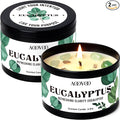 AOOVOO 2 Pack Eucalyptus Mint Candles – Aromatherapy Candle by AOOVOO
