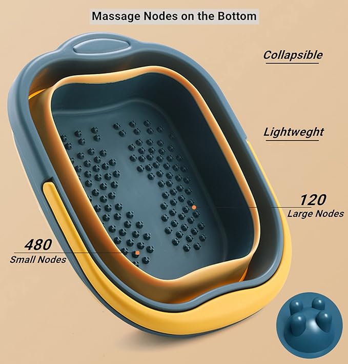 Collapsible Foot Bath Basin Tub - Image 4