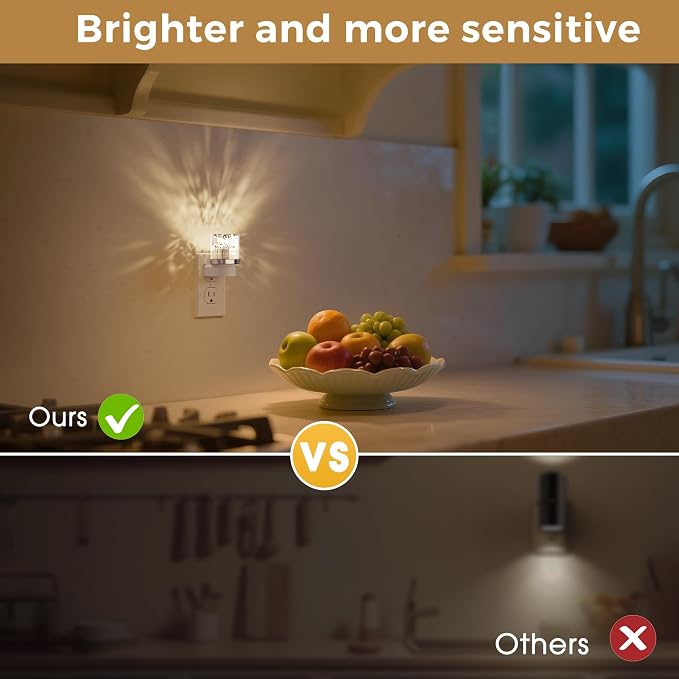 L LOHAS LED Night Light, Night Lights Plug into Wall, 3000K Soft Light LED - Image 6