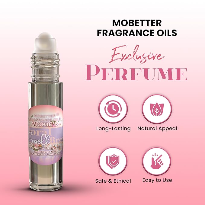 MOBETTER FRAGRANCE OILS Vickies Floral Spell Brew Perfume Women Body Oil 10ml - Image 2