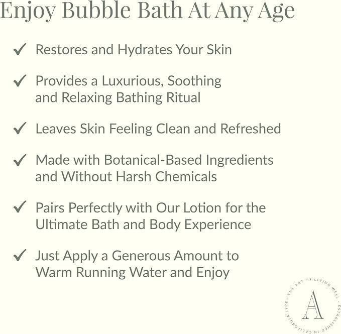 Archipelago Botanicals Luxury Milk Bubble Bath, Daily Body Wash, Moisturizing - Image 3