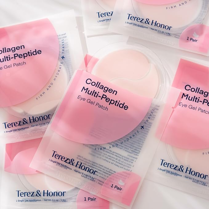 TEREZ & HONOR Collagen Peptide Under Eye Patches - Image 8