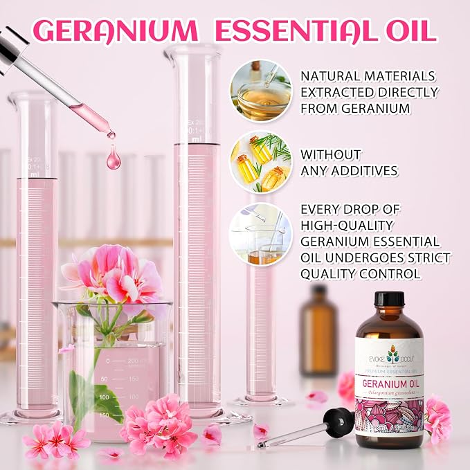 EVOKE OCCU Pure & Natural Geranium Essential Oil - Image 7