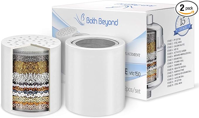 Bath Beyond 15-Stage Shower Filter Replacement Cartridge Shower Filter by HighQualityYouCanTrust