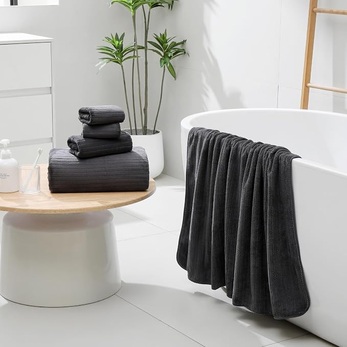 YTYC 39x78 Bath Sheets Extra Large Bath Towels - Image 2