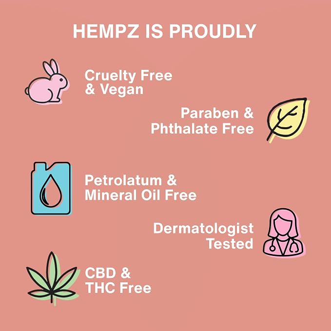 Hempz Mini Juicy Peach Lotion, Ultra Hydrating Body Moisturizer 2.25 fl.oz. - Image 6