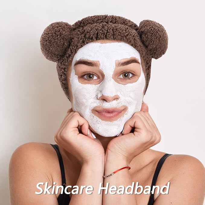 VELSCRUN Spa Headband, Makeup Face Wash Skincare Headbands, Stuff - Image 4