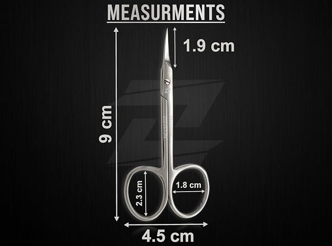 Professional Cuticle Scissors Extra Fine Curved - Image 6